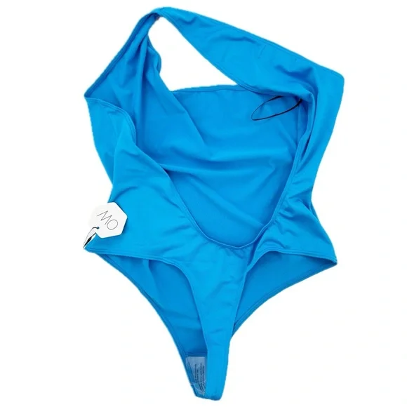 OW Collection Ezra Asymmetrical Bodysuit Back Cut Out Size XL US 12, New w/Tags! - Picture 10 of 16